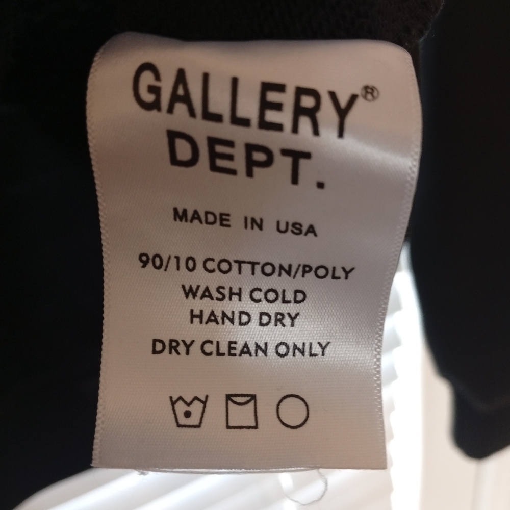Gallery Dept Black Hooded Sweatshirt - Men - Picture 7 of 8